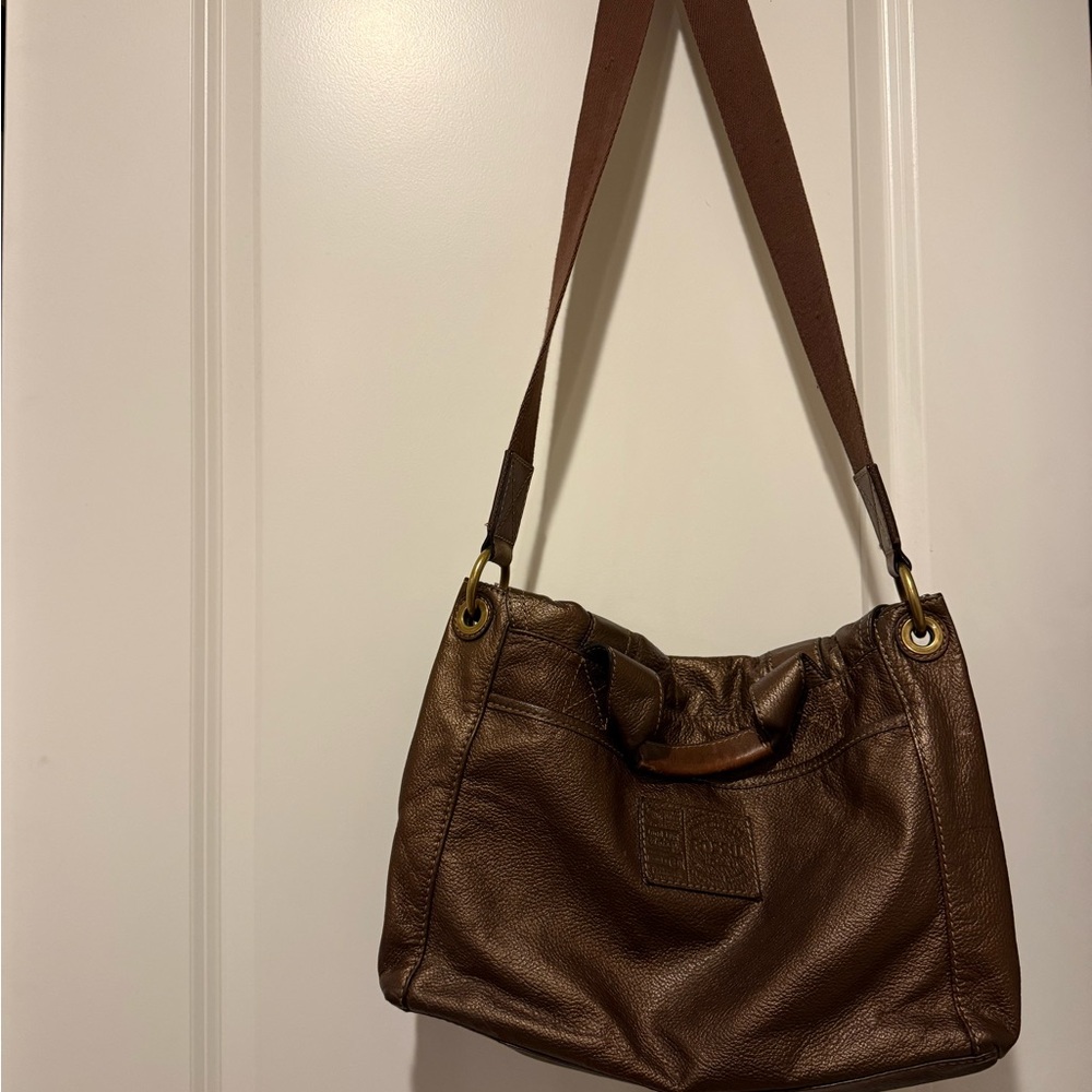 Brown Leather Shoulder Bag